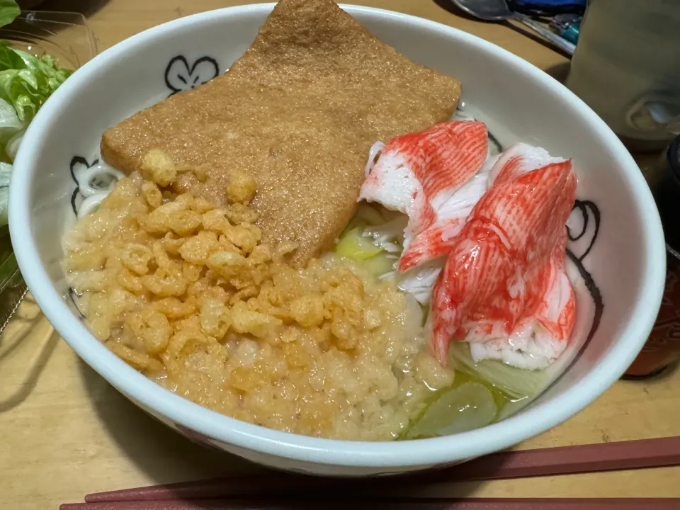 狸と狐の化かしあいうどん|ハルのただ飯さん