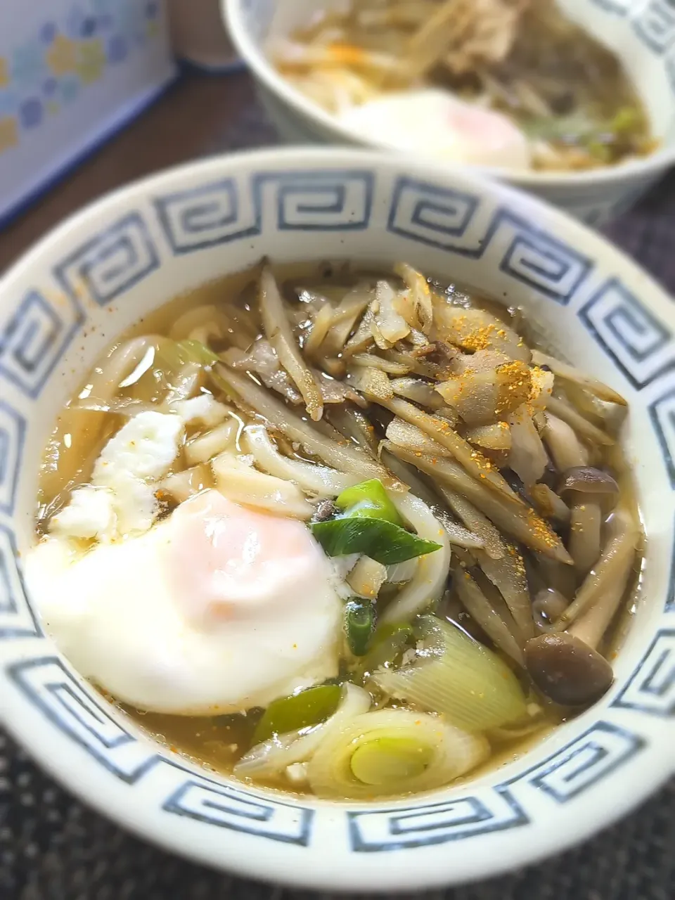 Snapdishの料理写真:甘辛豚ごぼううどん|テケテケさん