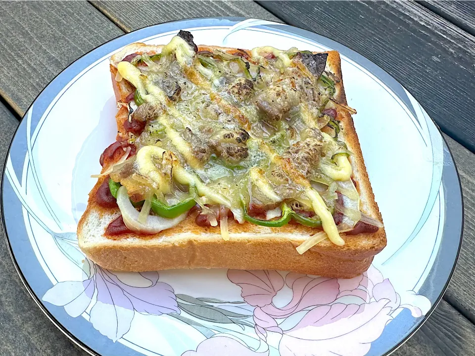 ピザトースト　朝食|まささん