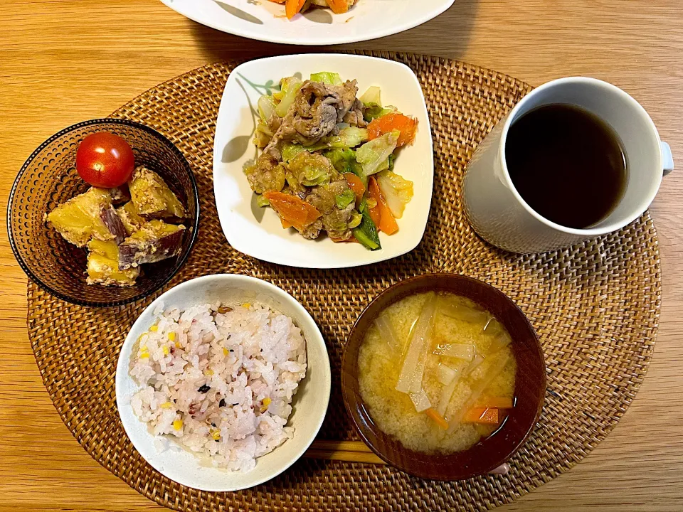 豚肉と野菜の味噌炒め|どらこさん