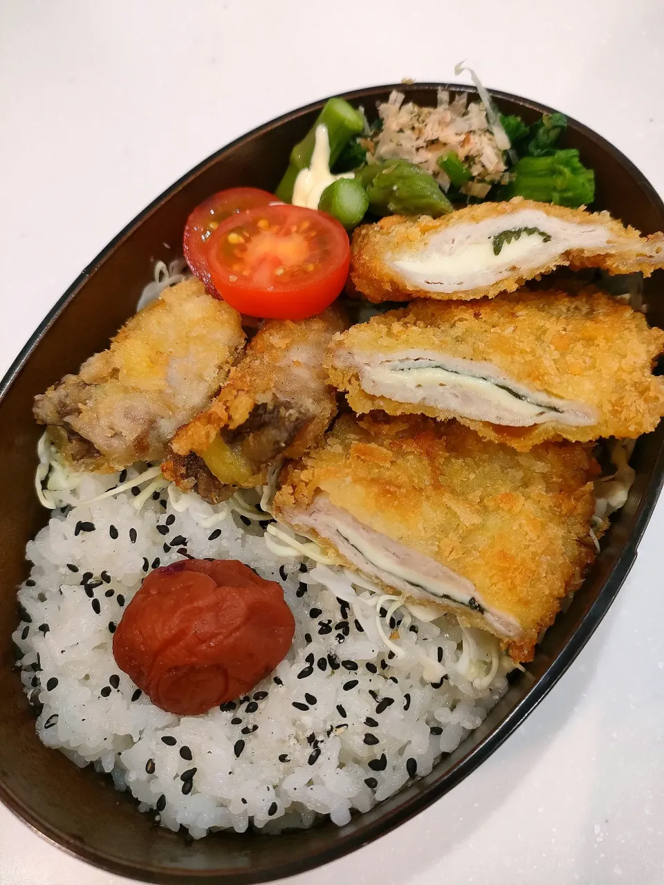 豚肉しそチーズはさみ揚げ弁当|ルルさん