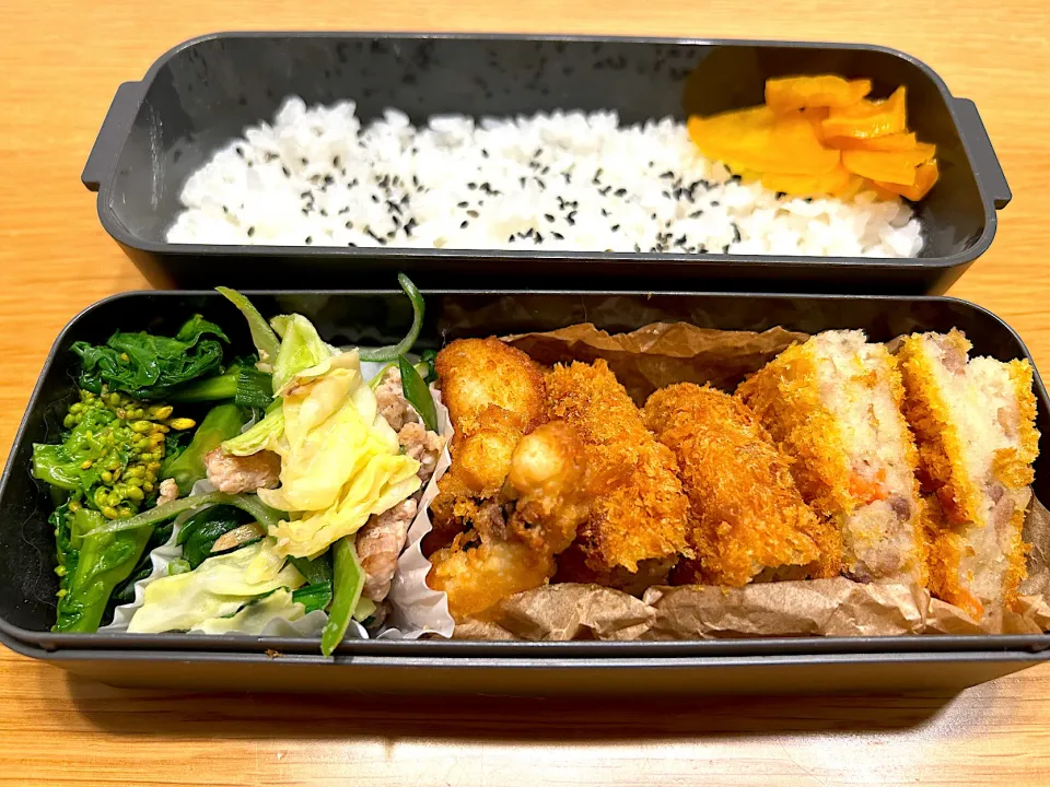 Snapdishの料理写真:2月16日息子のお弁当|かおりさん