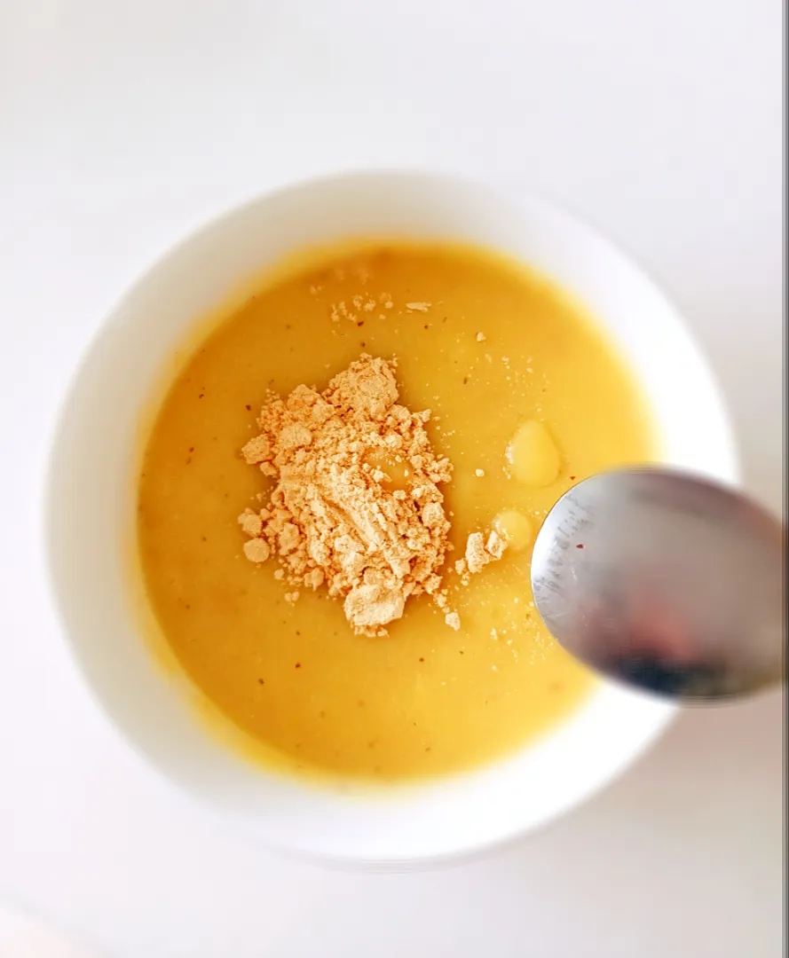 Snapdishの料理写真:Pumpkin Puree 

Ingredients: Pumpkin + Millet rice + Red dates + Red/brown sugar + Kinako|2721_blissさん