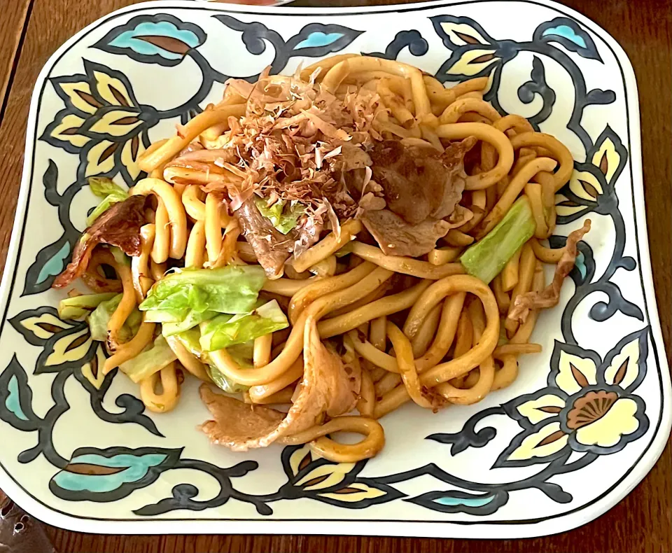 ブランチ♯焼うどん|小松菜さん