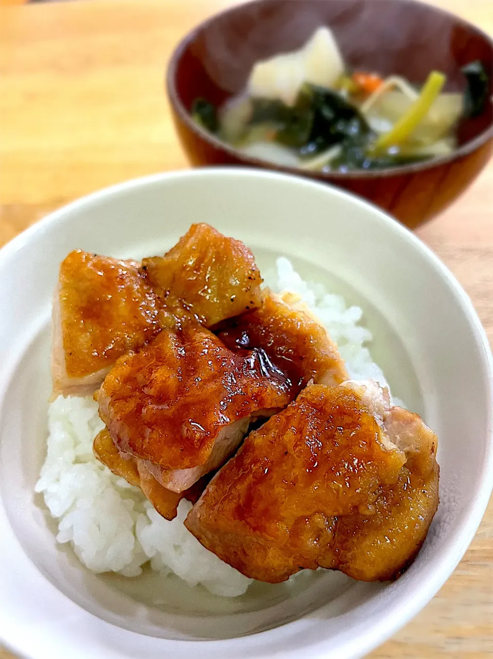 鶏肉の照り焼き丼|パパ手料理さん