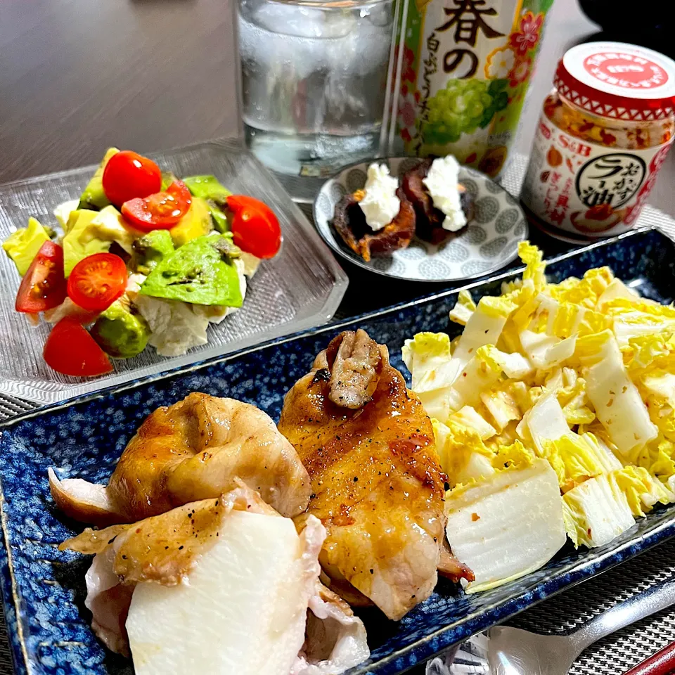 2/17晩ご飯：長芋の肉巻き照り焼き|ななみんさん