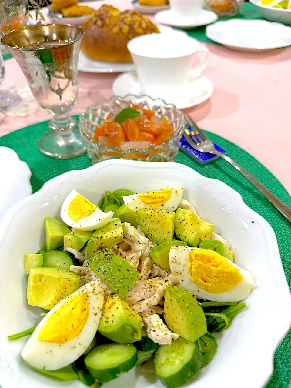 シーザーサラダがメインのDinner🥗|Seikoさん