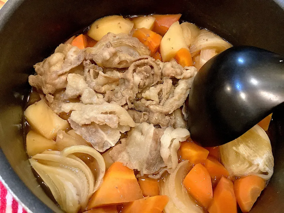 皆んな大好き肉じゃが😋|アライさんさん