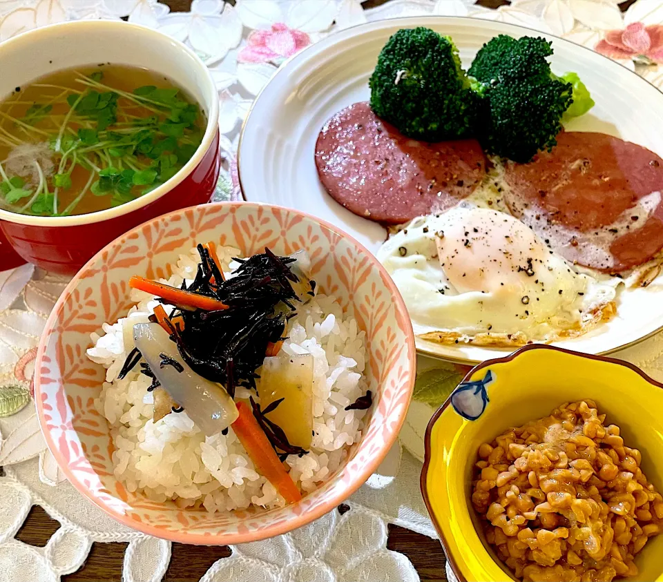 今日の朝ごは🍲|もなかさん