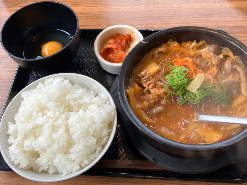 プルコギ鍋定食（ご飯大盛り）|まさとさん