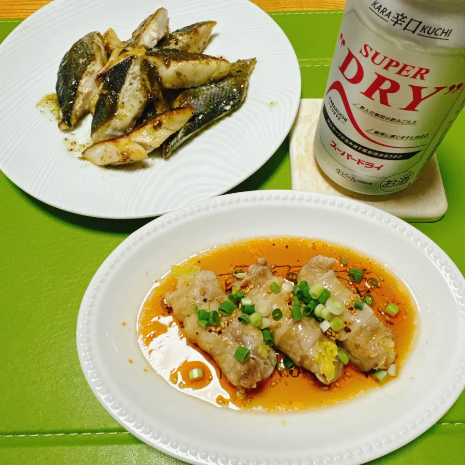 スズキ🐟のバジルソテー
白菜の豚バラ肉巻き|naoさん