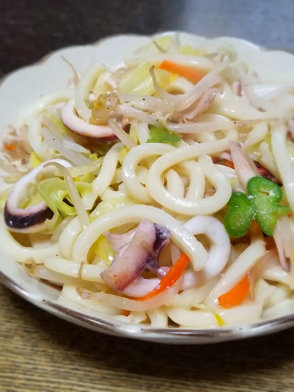 パパ作👨もっちもち焼きうどん|ぱんだのままんさん