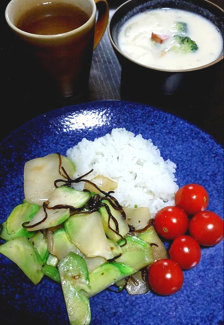 ちからこぶザーサイの炒め物|きつねさん