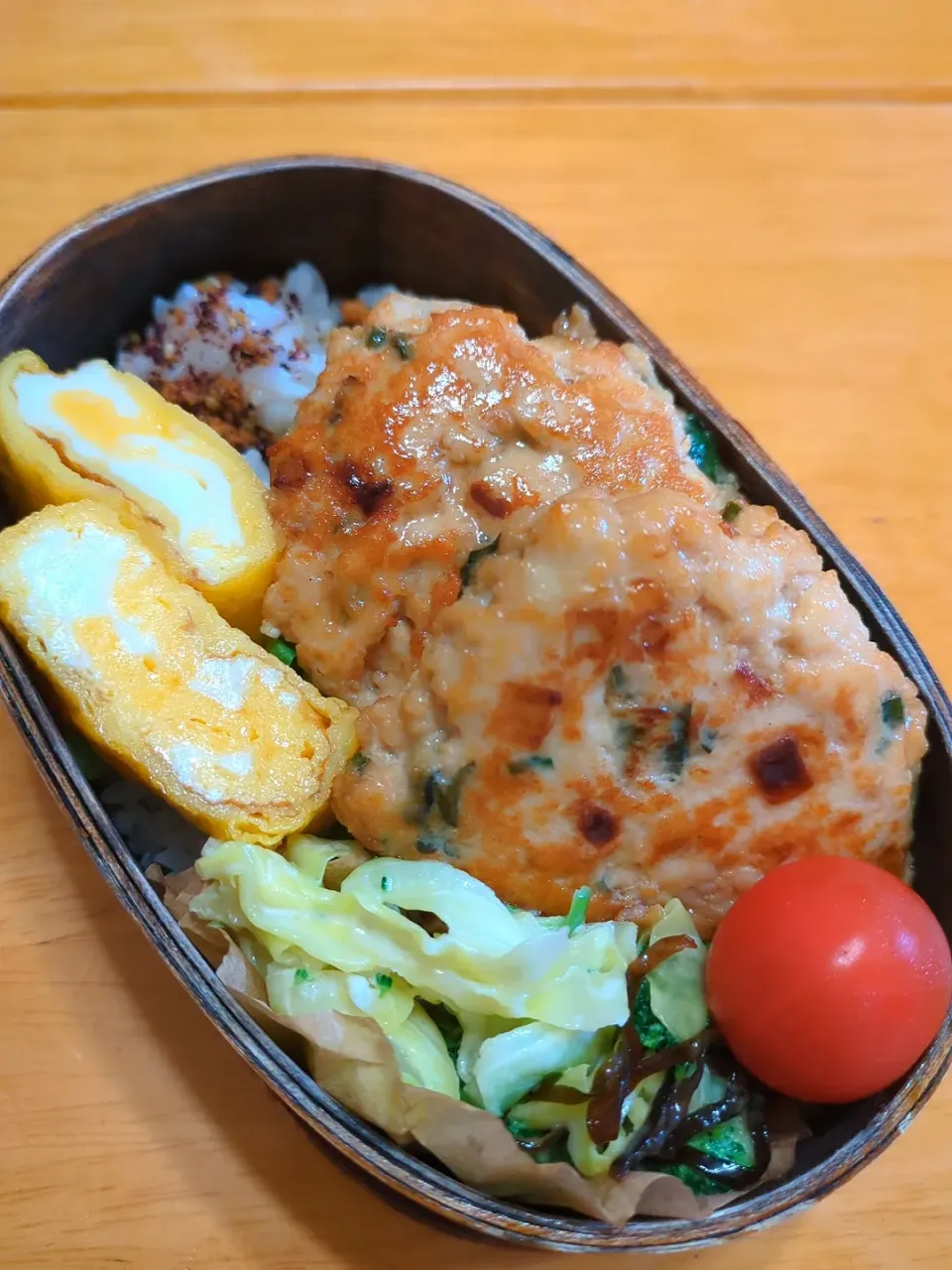 大きなつくねバーグ弁当|さやかさん