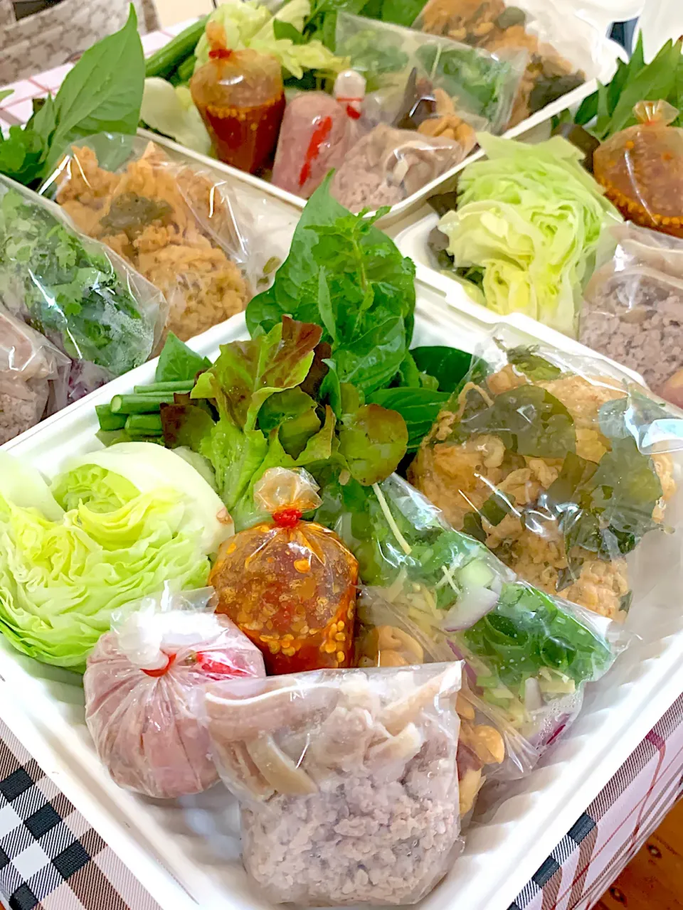 Pork Salad set with fresh veggies|Thitiphan Thongnaphoさん