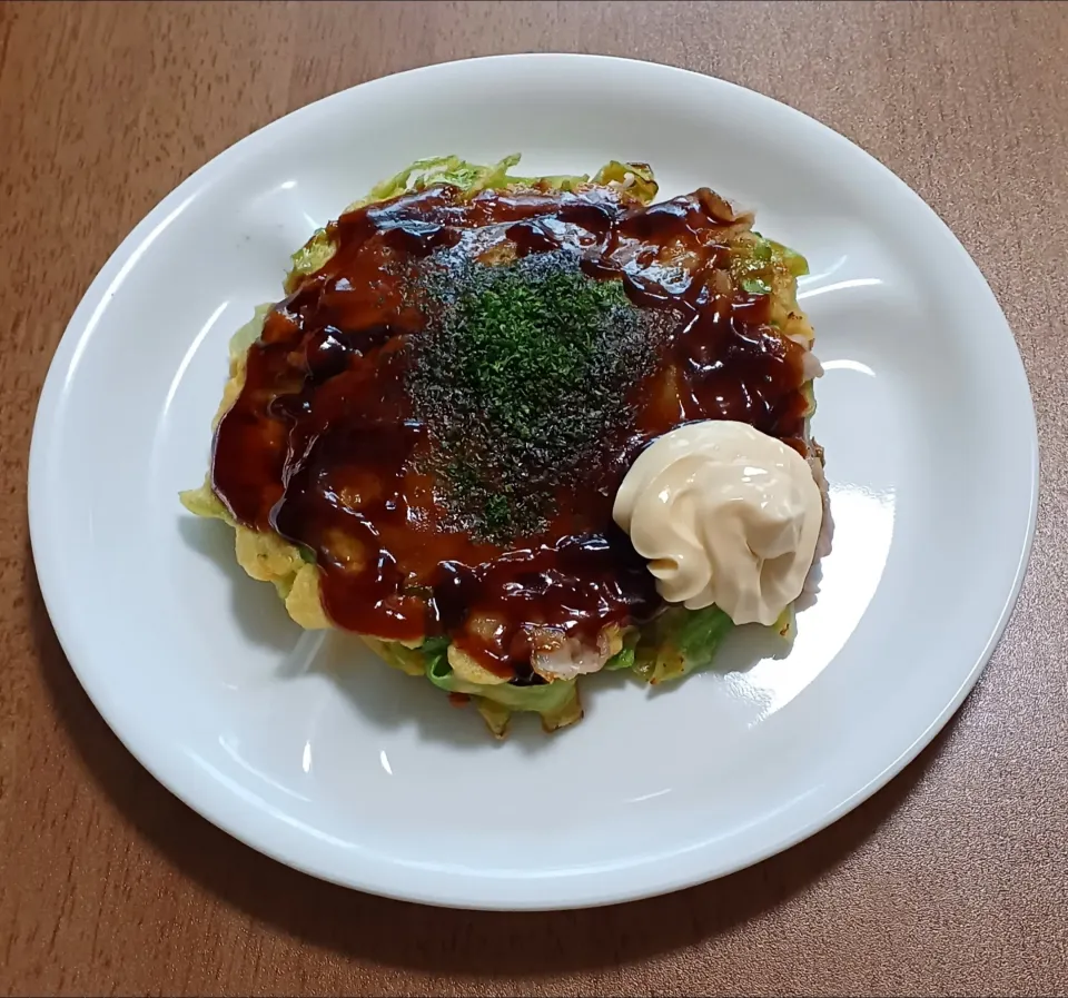 ナナの料理　お豆腐の入ったお好み焼き|ナナさん