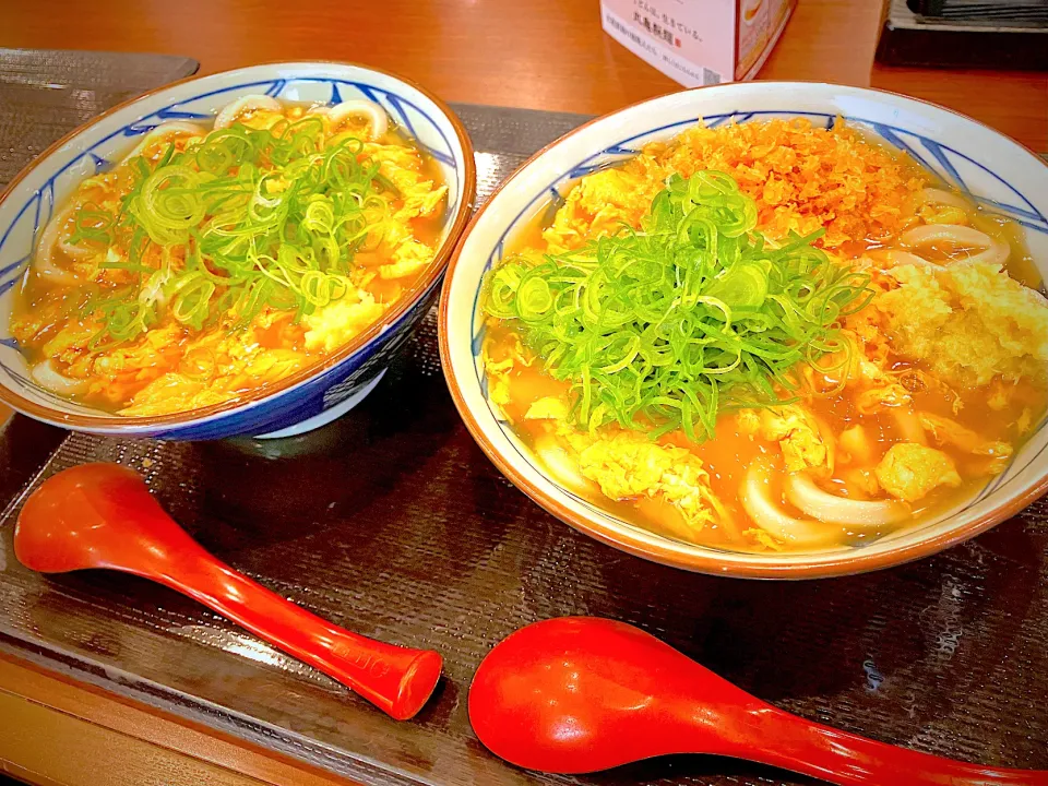 Snapdishの料理写真:丸亀で玉子あんかけうどん|🌻ako ·͜·♡peco🌻さん