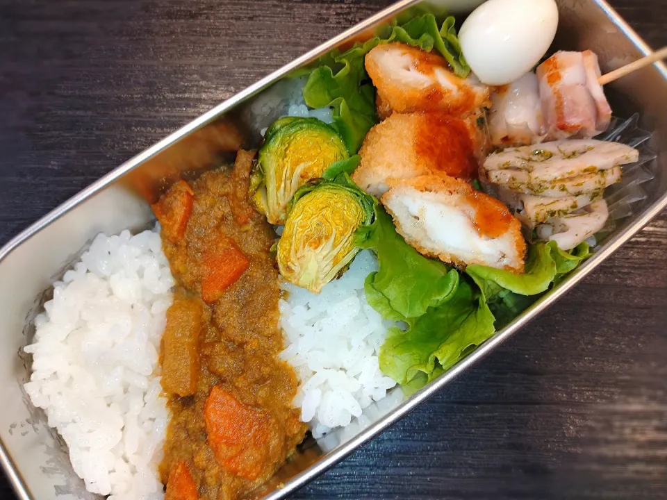 Snapdishの料理写真:カレー弁当|ぱいなっぷるさん