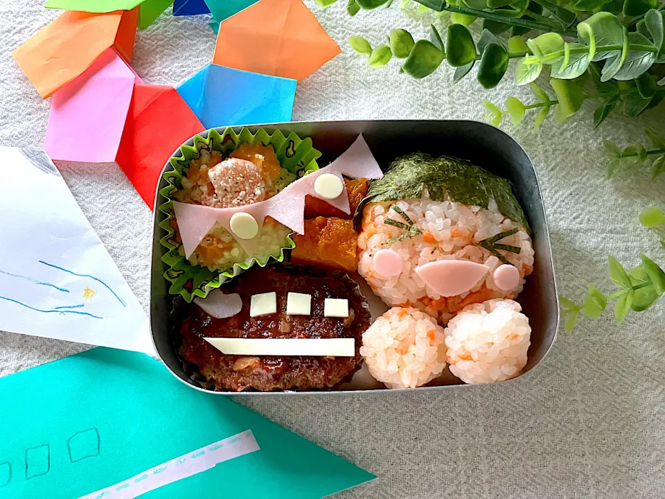 ＊べびたん幼稚園５歳お誕生日会の日のお弁当🍱＊|＊抹茶＊さん