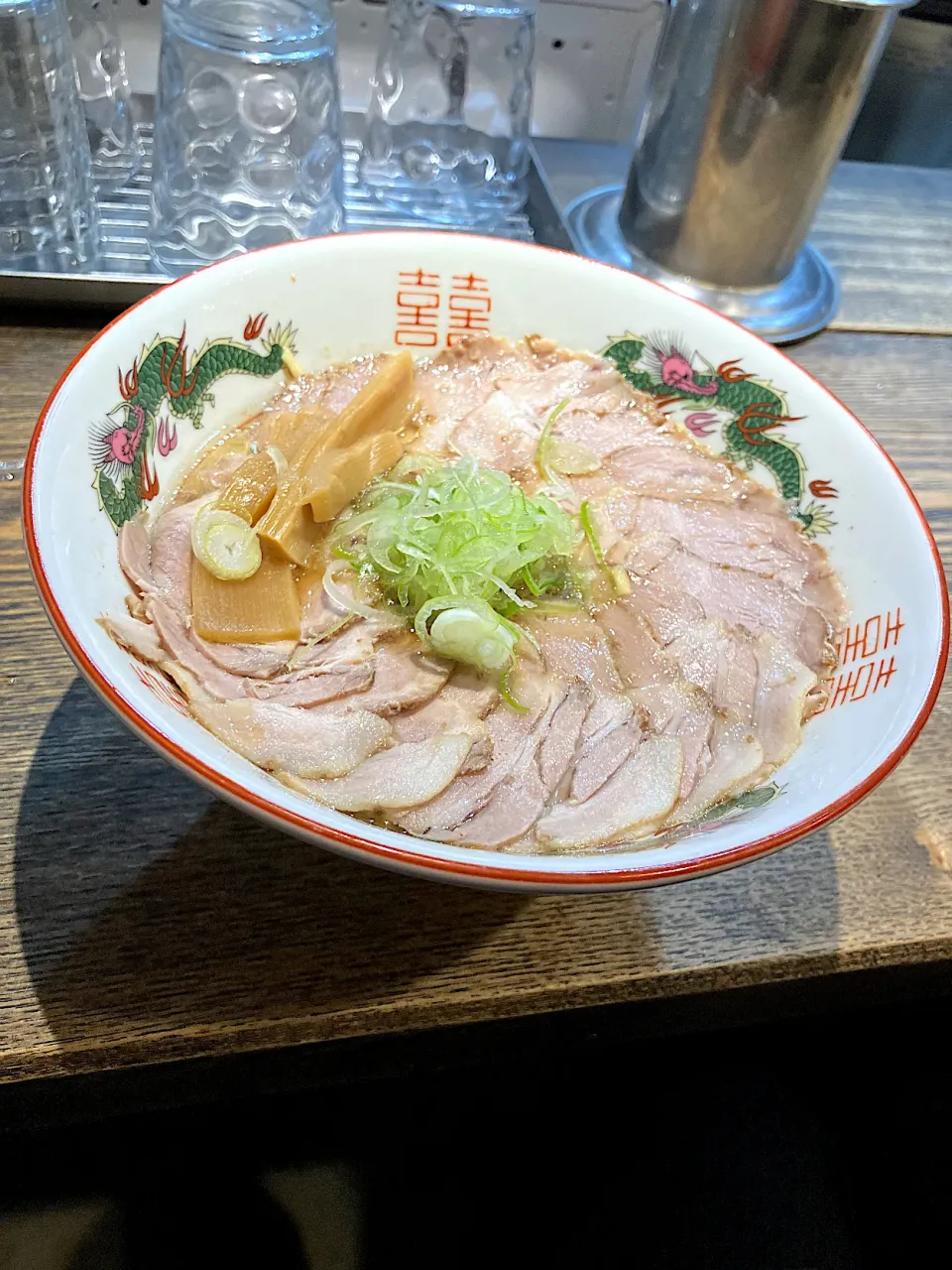 Snapdishの料理写真:中華そば肉増し　#白華楼名駅店|石田尚之さん