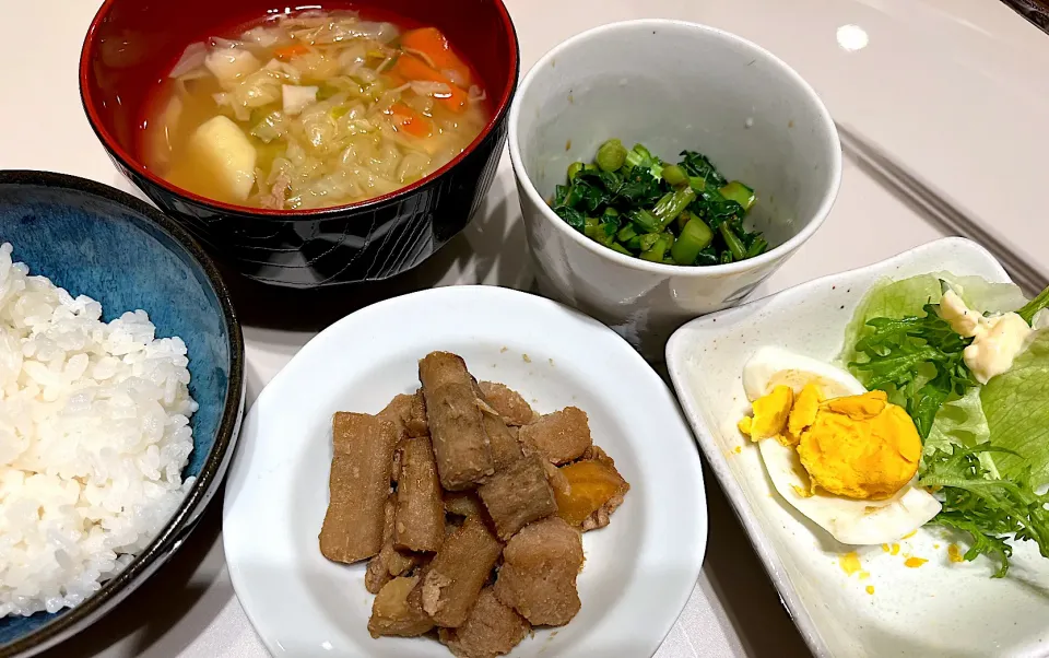 おからこんにゃくで♪鶏ごぼう風晩ごはん~(^^)❤︎|いつくしみちゃんさん