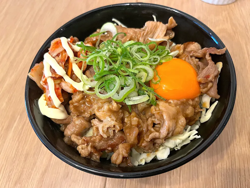 豚キムチ丼|やすださん