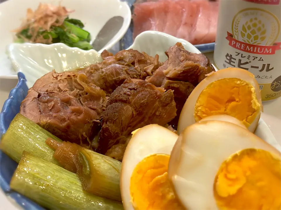 豚スネ肉の角煮風|もちまるさん