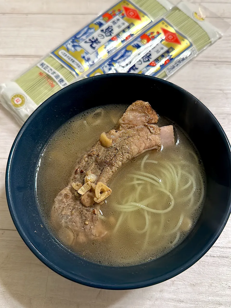 オリーブ素麺入り肉骨茶|らぴすらずり(らぴ)さん