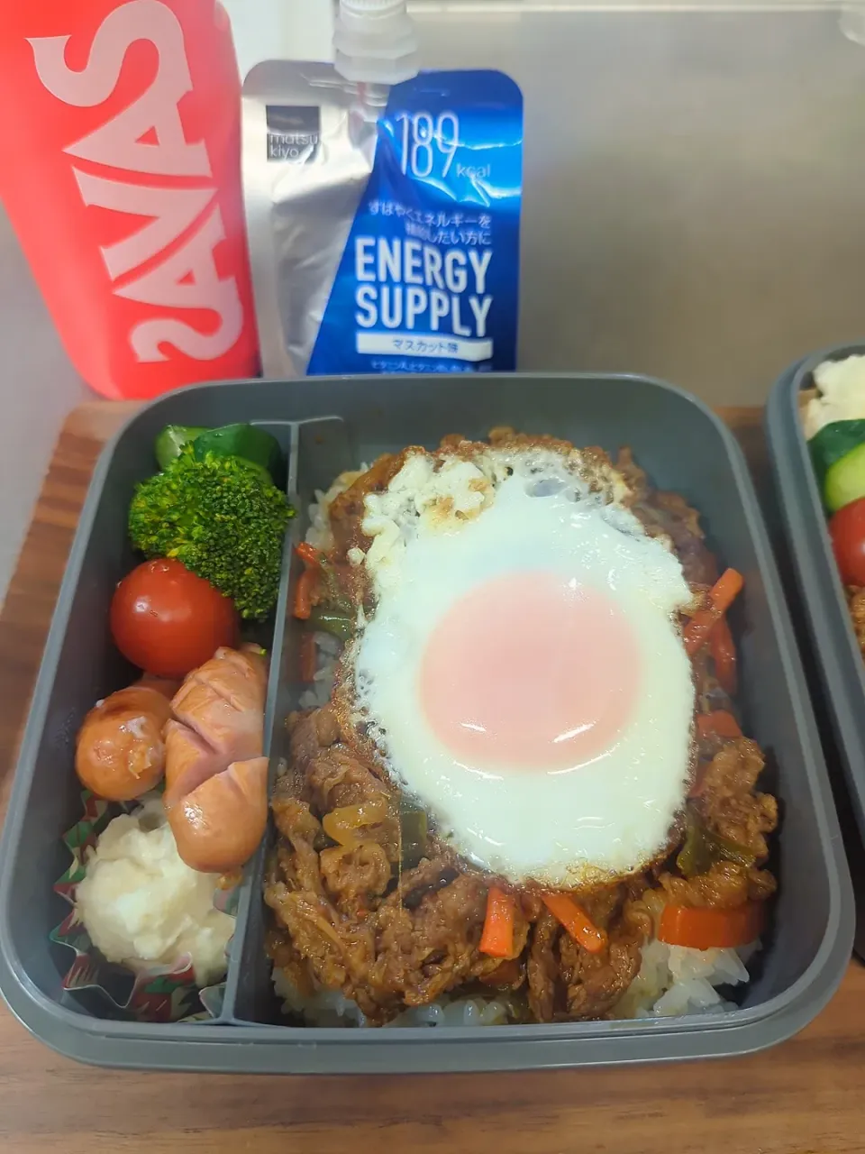 プルコギ+焼き肉のたれポテサラ弁当|87さん