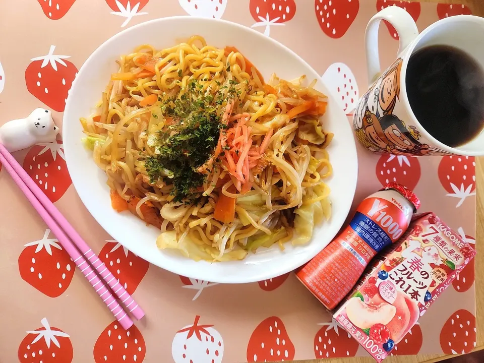 焼きそば鉄板麺旨辛コチュジャン味|aiさん