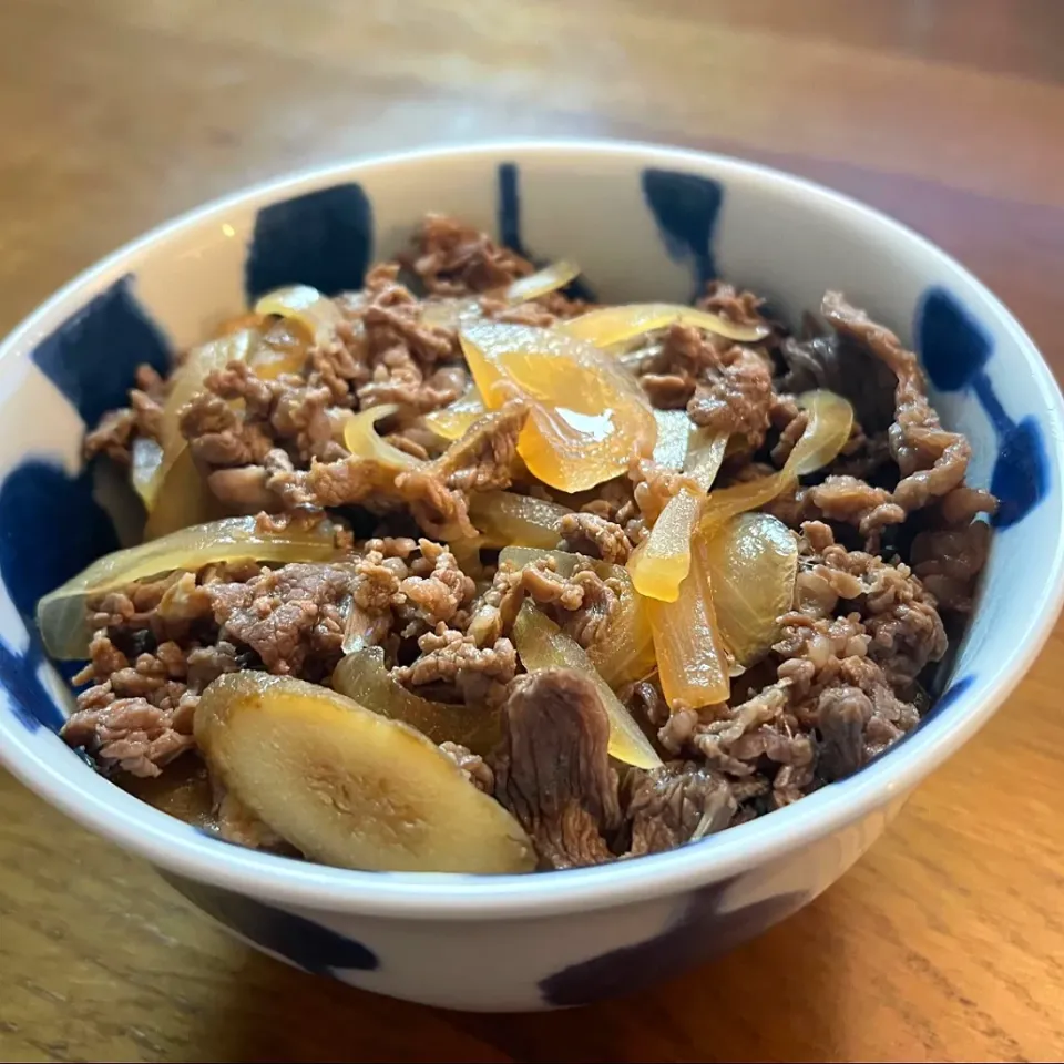 Snapdishの料理写真:梅酢牛丼|スナップディッシュマーケットさん