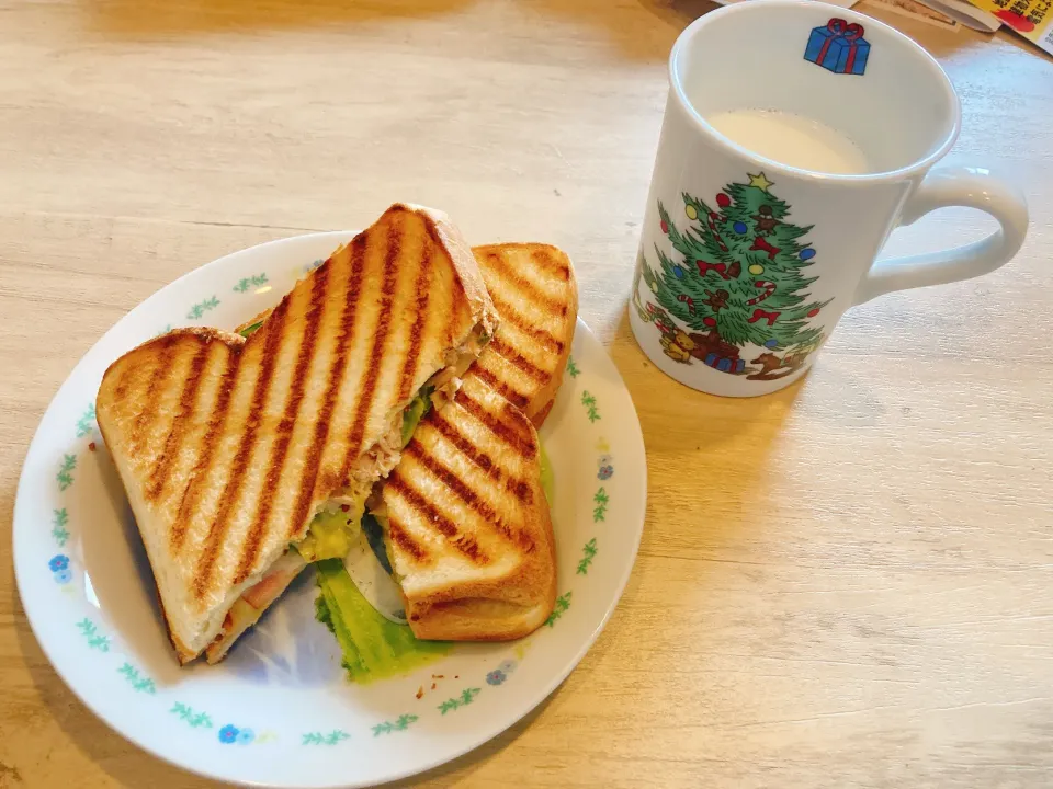 久々にホットサンド|りょうさん