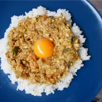 Snapdishの料理写真:ノンオイル！豆腐ドライカレー|yueat_foodさん