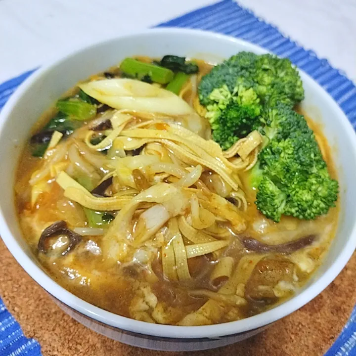 板豆腐のカレーうどん模どき|setuさん