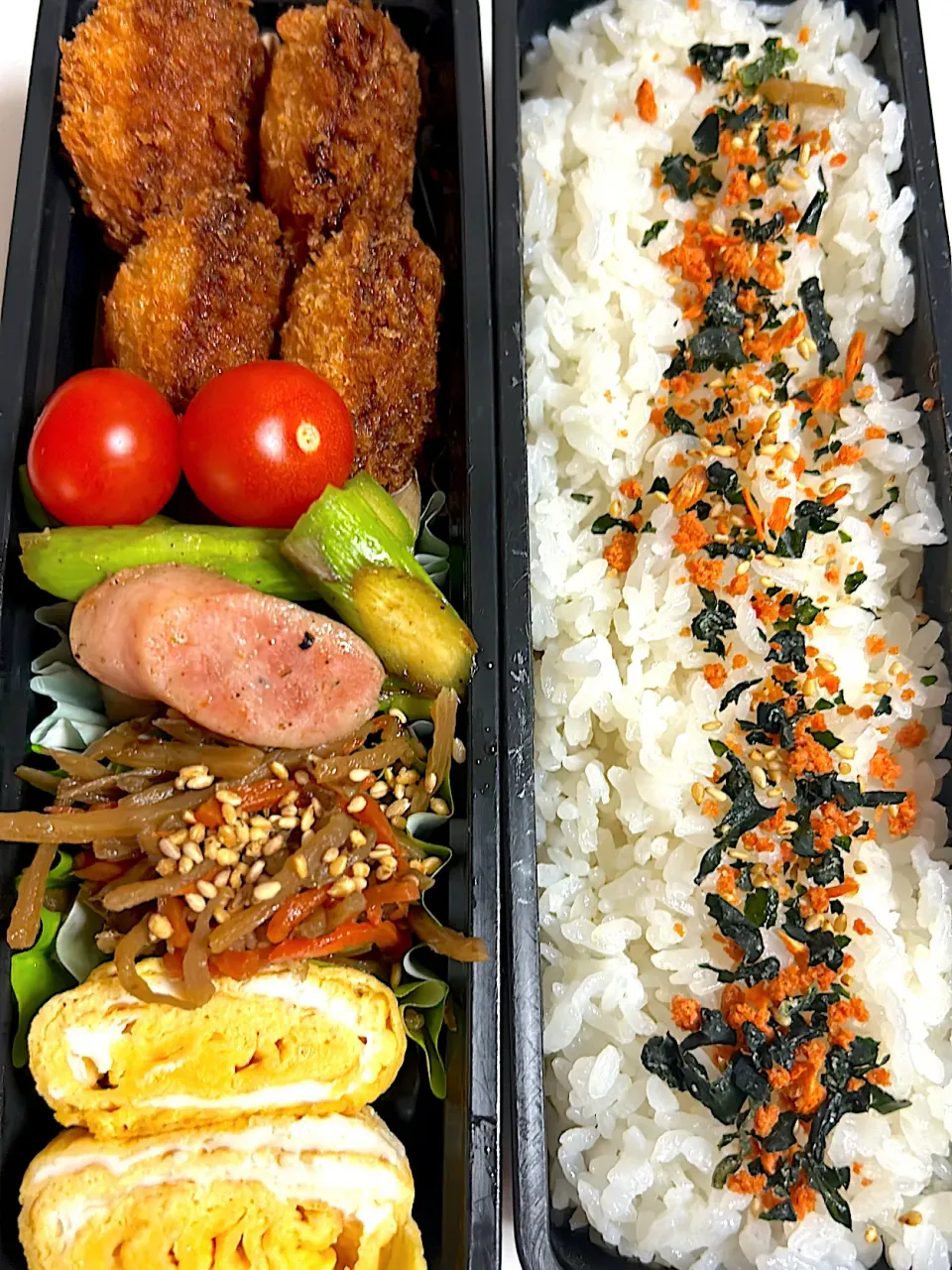 お弁当　アスパラウインナー炒め|Hiromiさん