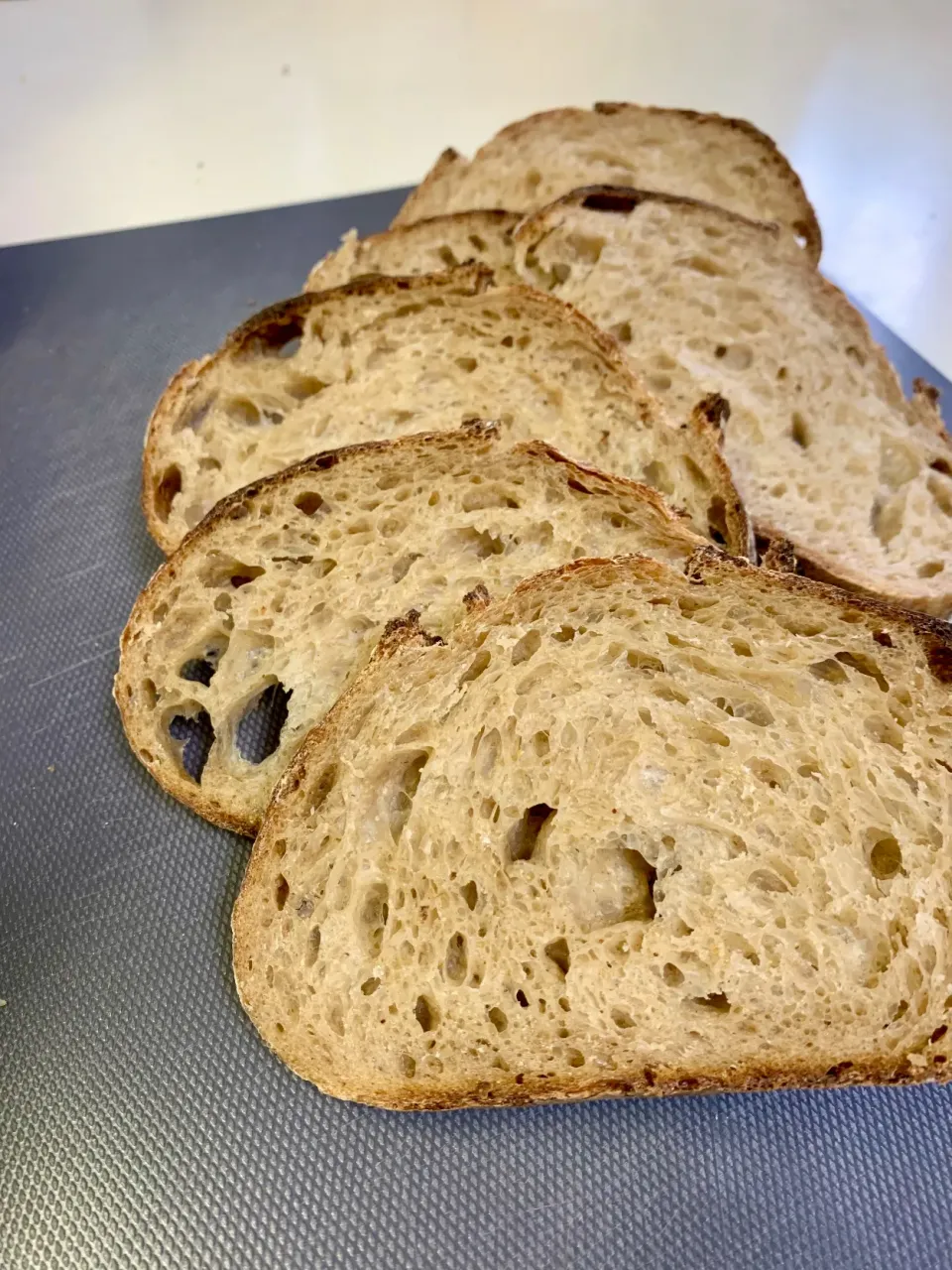 Snapdishの料理写真:Crumb in the sourdough bread|gonbenさん