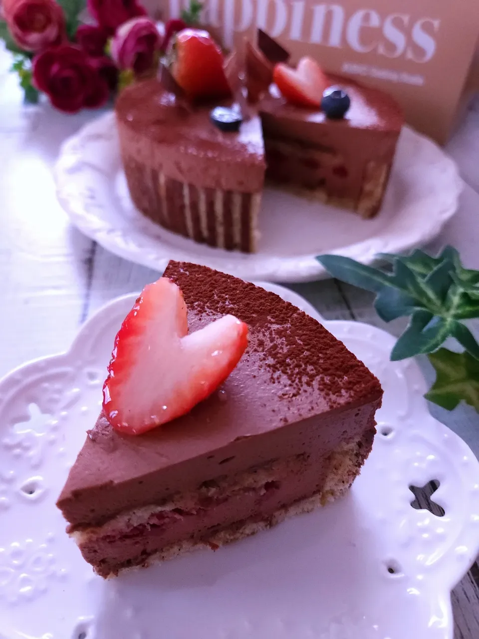 Snapdishの料理写真:紅茶とチョコレートのムース|sugar beansさん