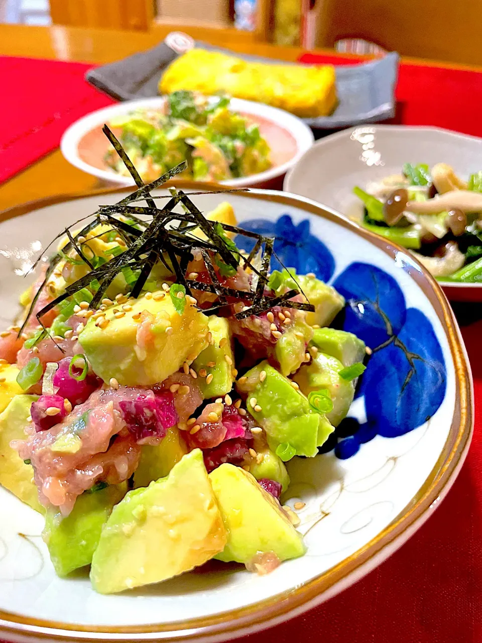 Snapdishの料理写真:おかちさんの料理 まぐたくアボカド🥑|おかちさん