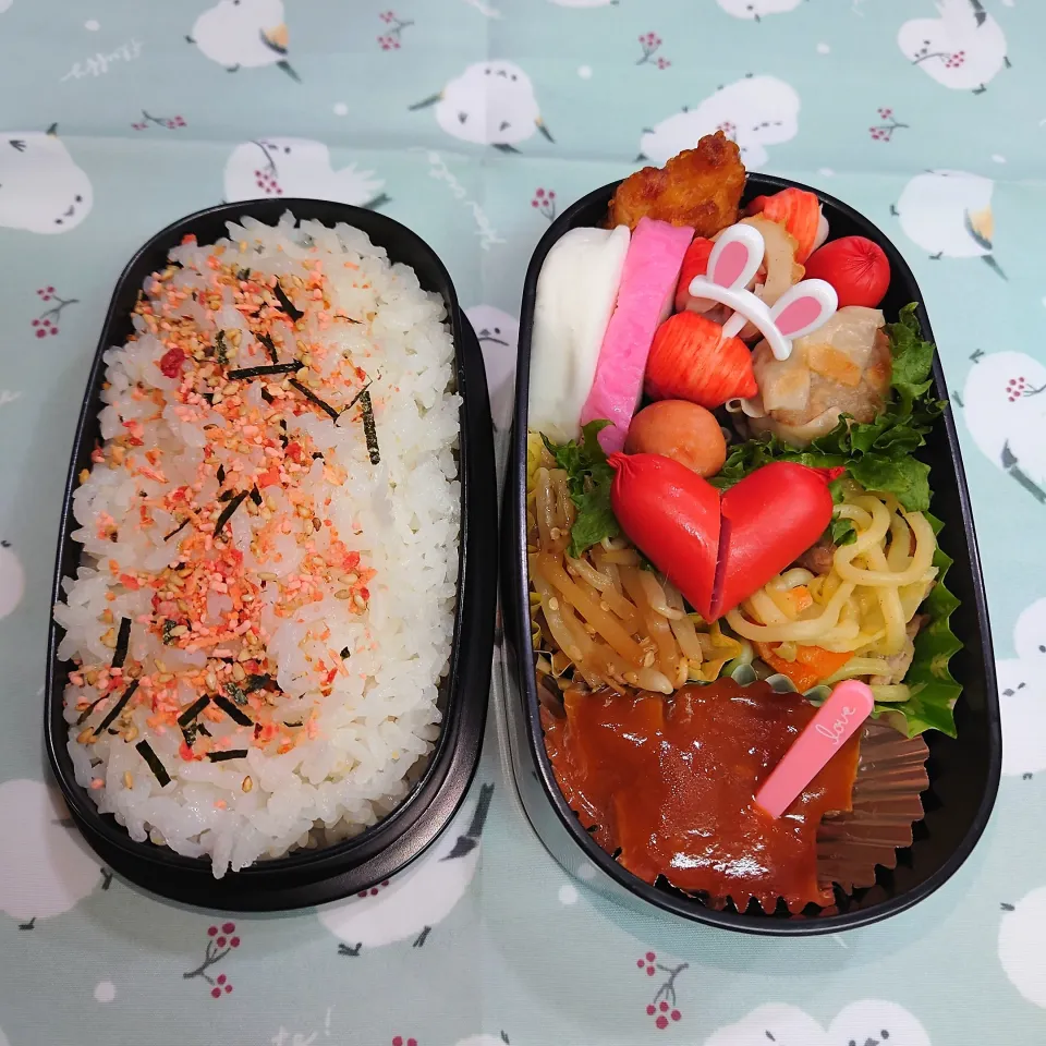 Snapdishの料理写真:2024年2月27日（火）のお弁当🍱。|ママちんさん