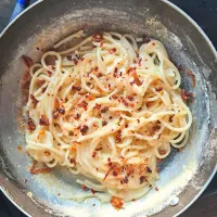 Snapdishの料理写真:spaghetti and cheese|Gargiさん