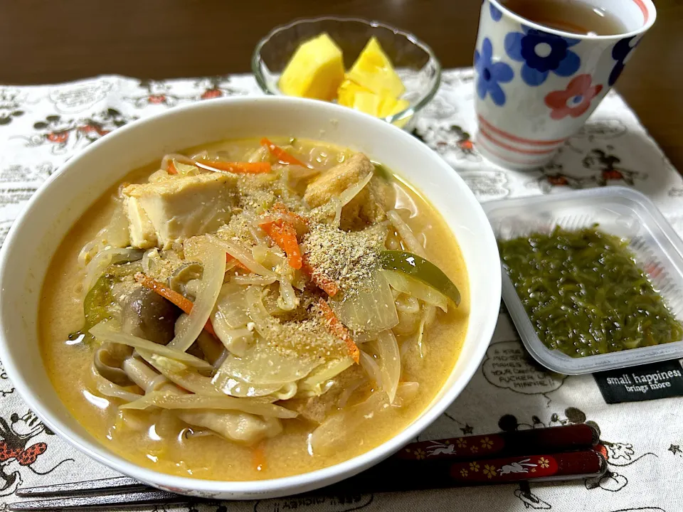 厚揚げと野菜の生姜味噌スープ|Emiさん