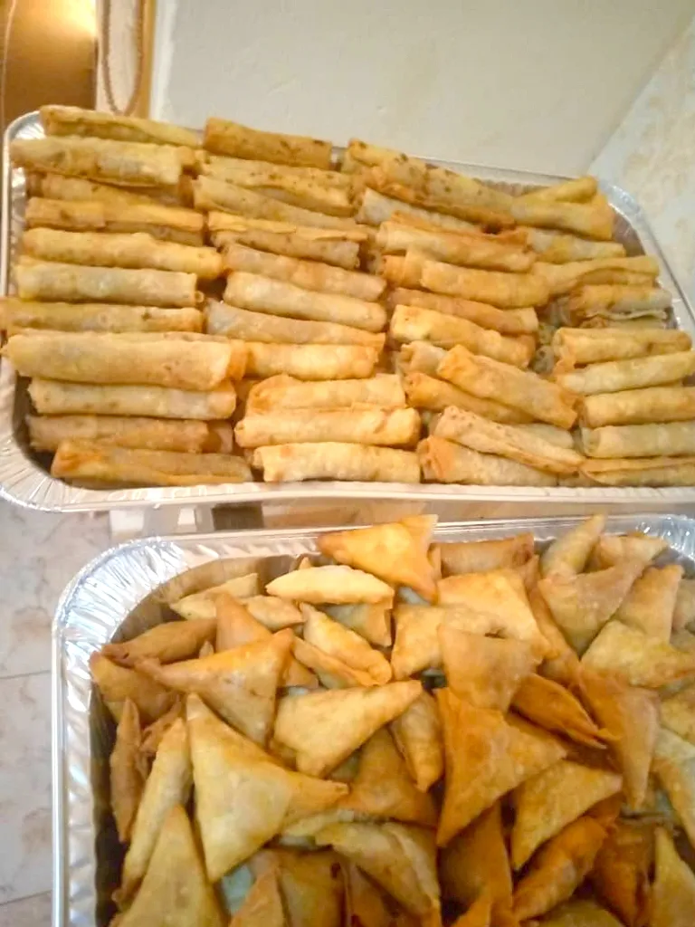 Beef Filling Samosa & Spring Rolls|NENNE'S KITCHENさん