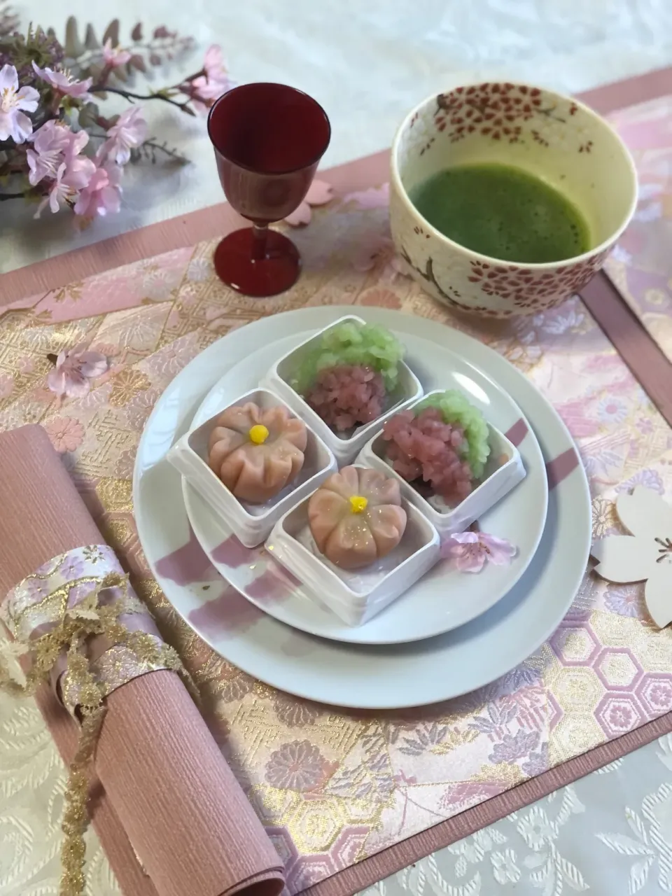 練り切りとそぼろ餡和菓子|のりこカルチャーサロンさん