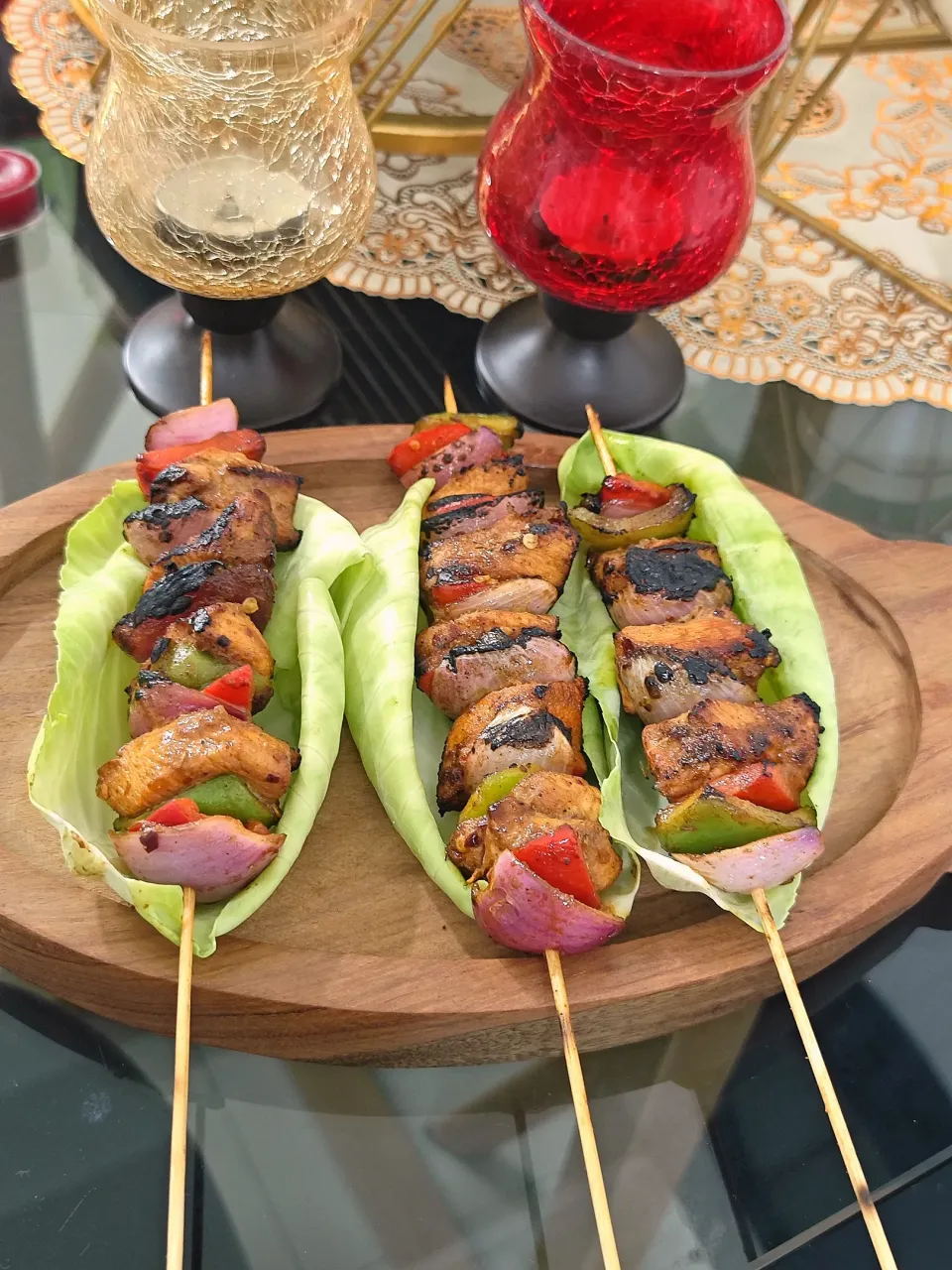 Snapdishの料理写真:chicken shashlik|Shabnam Aaraさん