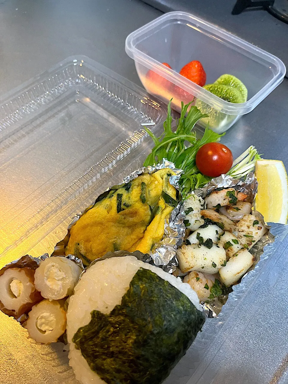 イカ海老大葉炒め弁当|カリィさん