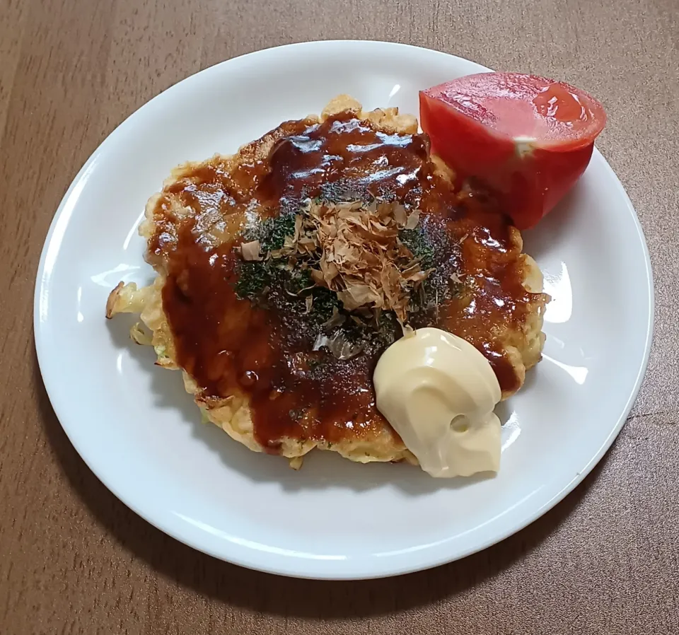 ナナの料理　お豆腐の入ったお好み焼き|ナナさん