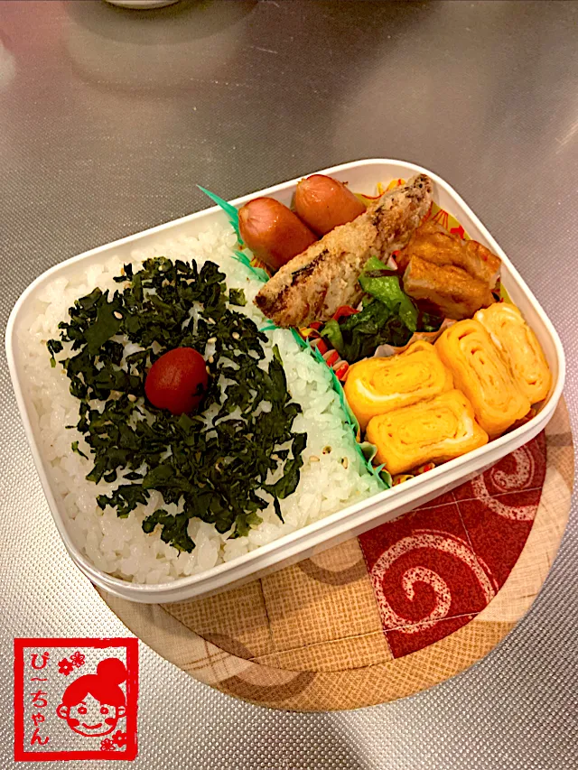 旦那様用⭐︎おかず少なめ弁当17日目。|☆ぴ〜ちゃん☆さん