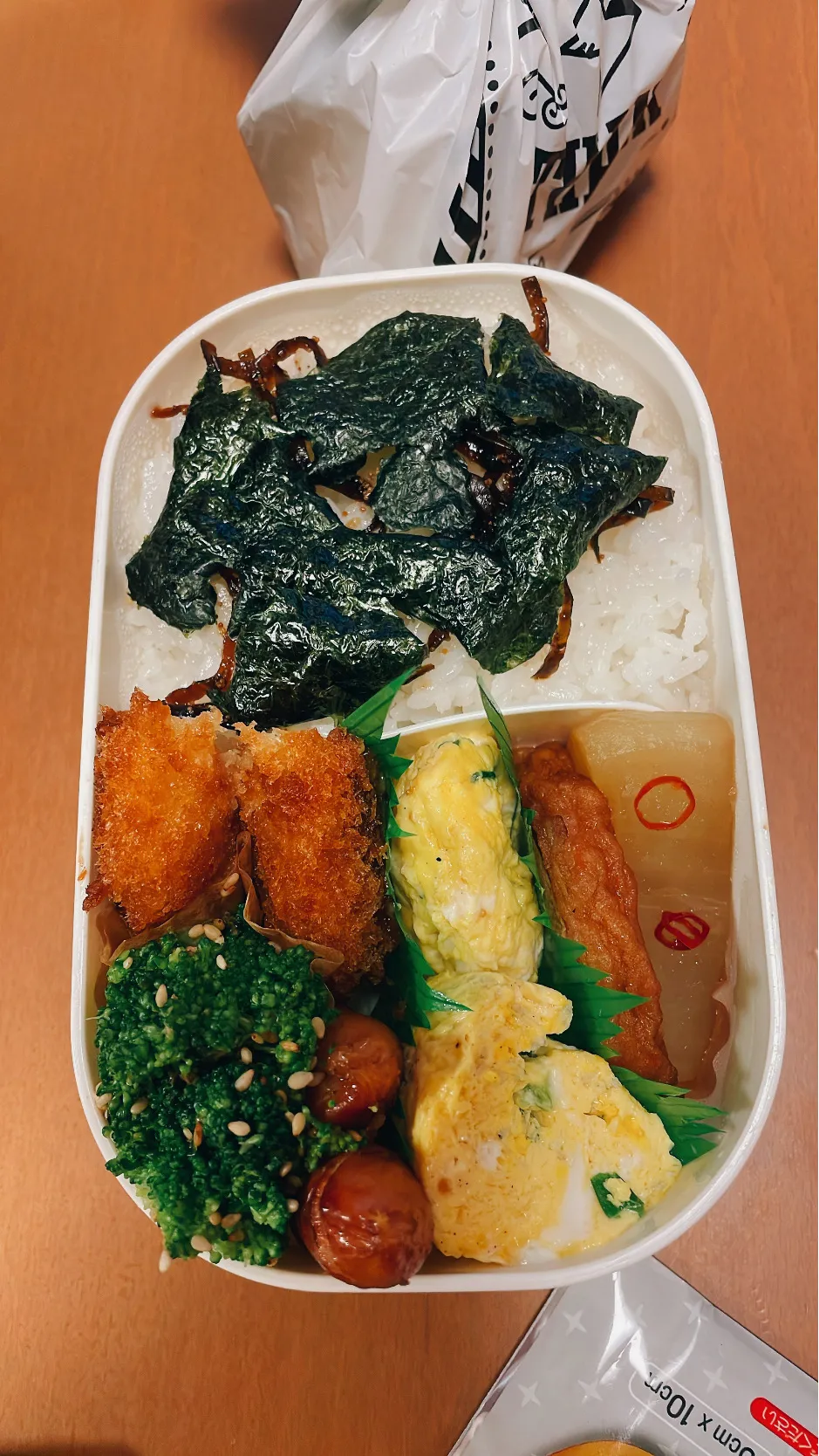 Snapdishの料理写真:今日の旦那のお弁当|sacchan( ﾐΦﻌΦ)ฅさん