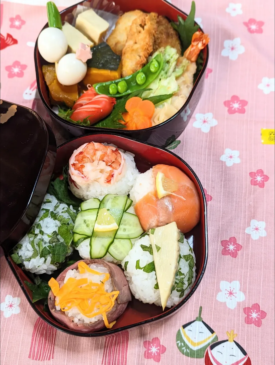 本日のお弁当〜手毬寿し弁当|f.1125beさん