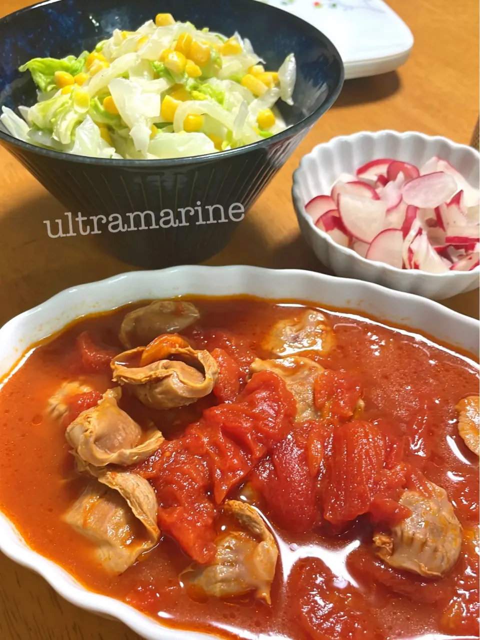 Snapdishの料理写真:＊砂肝のトマト煮♪＊|ultramarineさん